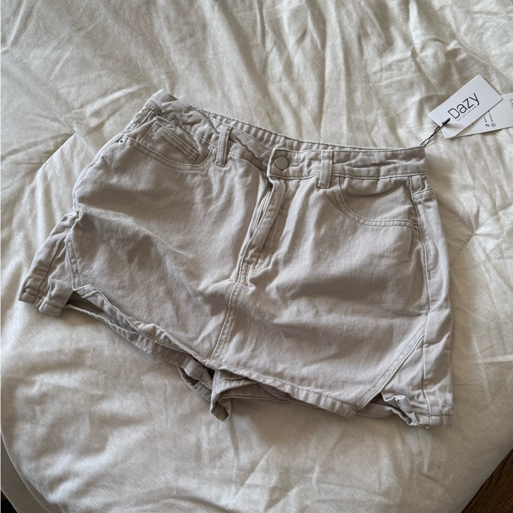 Mini Skort Denim Tan Taupe